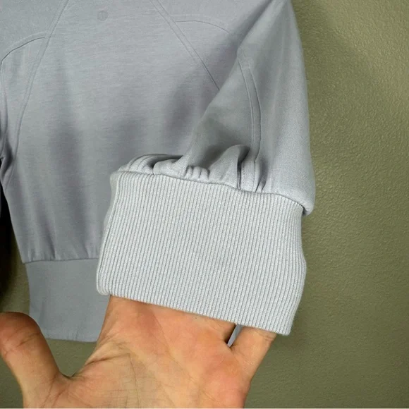 Lululemon Softstreme Ribbed-Hem Pullover Faint Lavender size 2 B - Picture 12 of 13